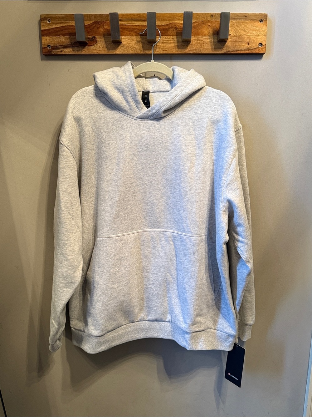 Lululemon - Light Gray Steady State Pullover Hoodie